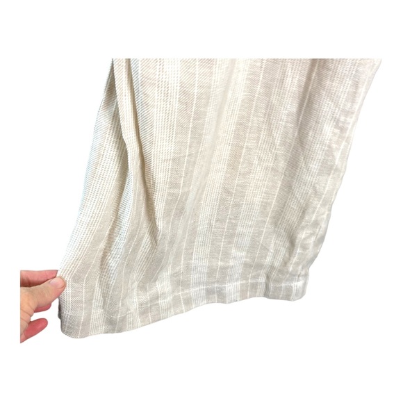 Linen Rayon Highwaist wide Leg  Pants by Forever 21 size Small Beige & C… - Picture 11 of 11